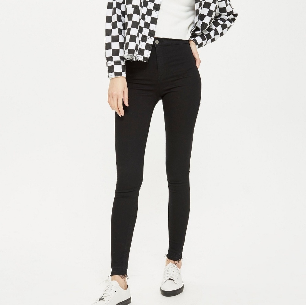 Topshop Joni jeans black NWT